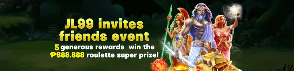 jl99 invites friends event 5 generous rewards win