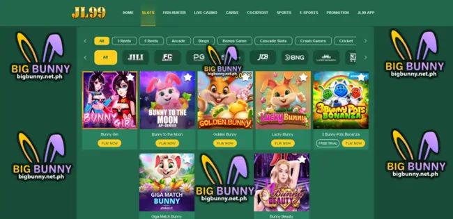 big bunny slot view